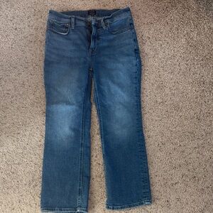 J. Crew Women's Cropped Blue Jeans